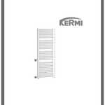 Radiator, Kermi, 180×60 cm, Ral 9016